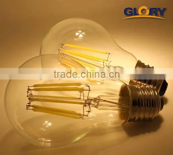2 Years Warranty Classic Led Light E27 Edison Led Bulb 6W A60 Filament Led Bulb photo-5
