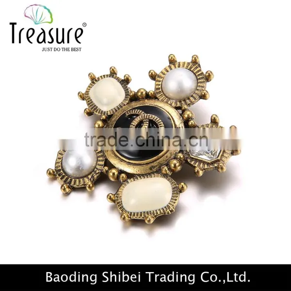 2015 Wholesale Latest Fashion New Model Flower Shape Musical Note Brooch With Best Price and High Quality photo-4