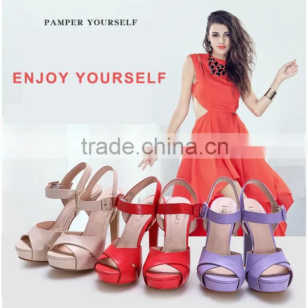 Fashion High Heel Women Simple Sandals Female Sandals