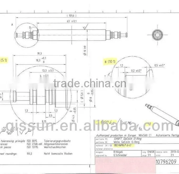 Mechanical Part Drawing and Car Part