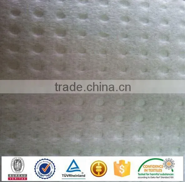 Factory Selling 100%polyester Embossing Velour Auto Roof Fabric photo-2