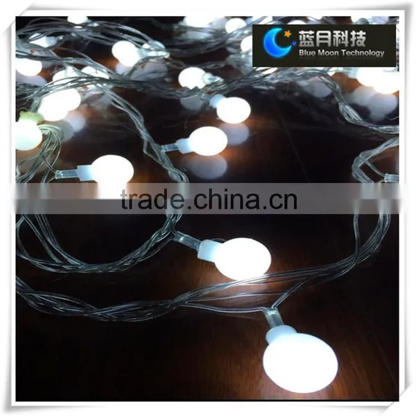 For Europe and America Market 5m50leds White Color Battery Led Light Balls photo-2