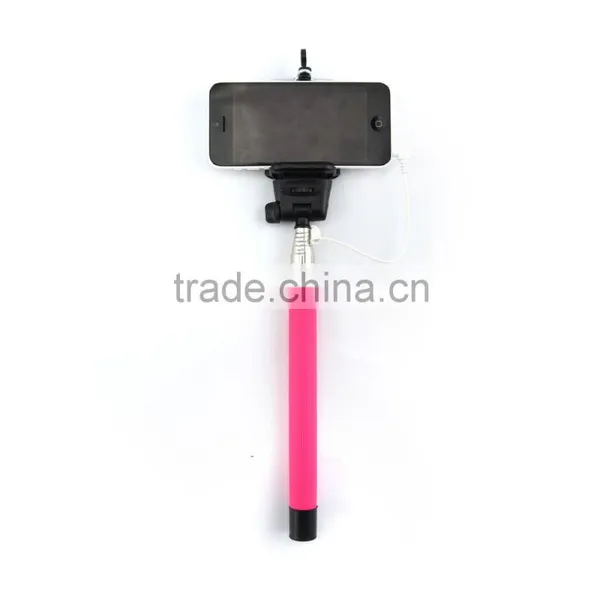 Factory Direct Supply High Quality Foldable Wired Selfie Stick photo-6