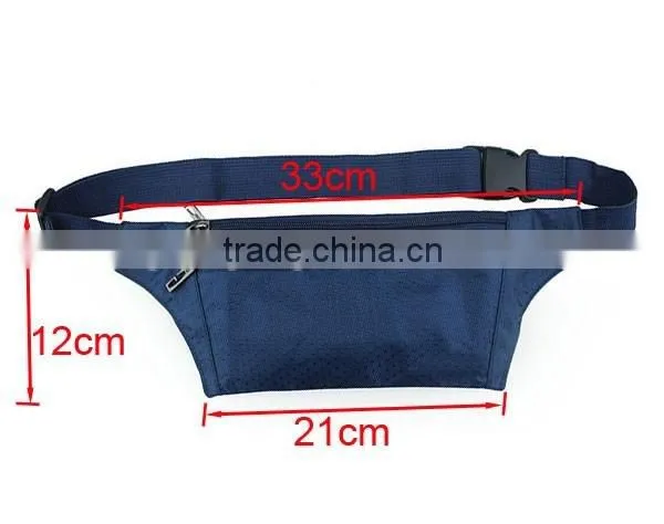 Fashion Cheap New Sport Waist Blue Black Wallet Outside Pockets QB004 photo-2