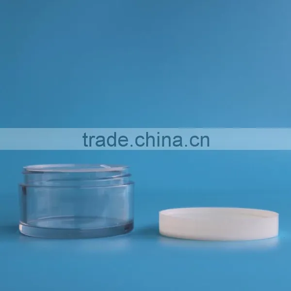 Workable Price Good Quality Clear Round PET Plastic Cream Jar photo-2