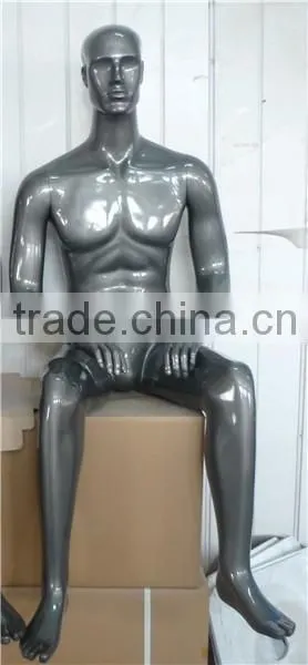 Modern Shop Furniture Fashion Grey Gold Male Full Body Mannequin For Sale