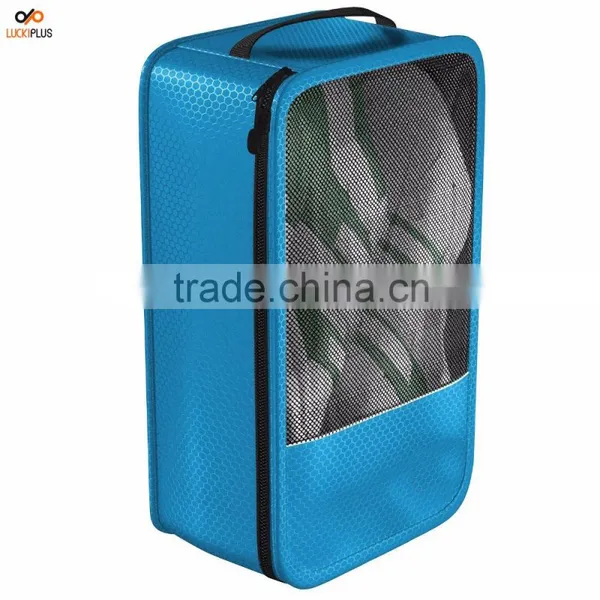 Luckiplus Shoe Bag - Convenient Packing System For Your Shoes When Traveling Blue