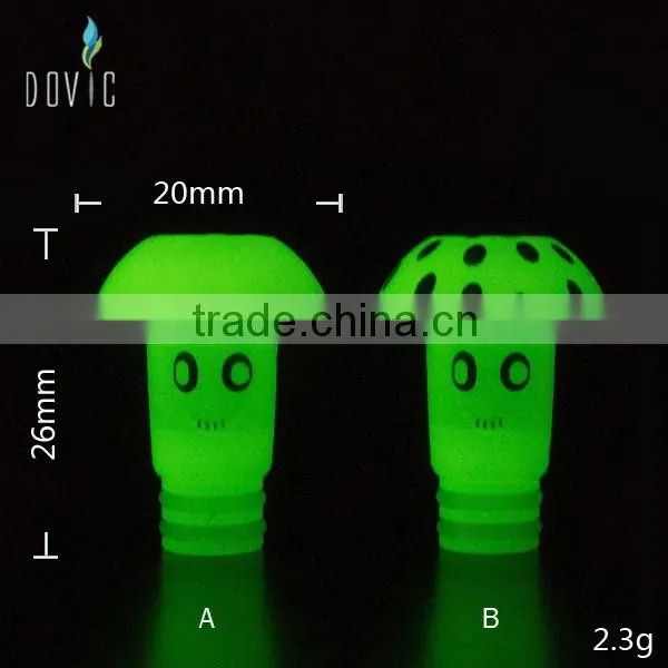 Glow 22 mm Wide Bore Chuff Enuff Top Cap ,22 mm Wide Bore Glass Drip Tip Wholesale photo-4