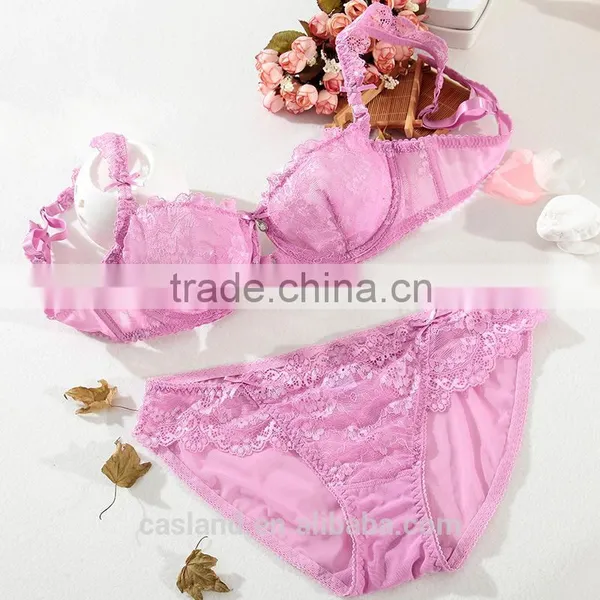 Factory Price Sexy Unlined Bra and Panty(FPY323) photo-4