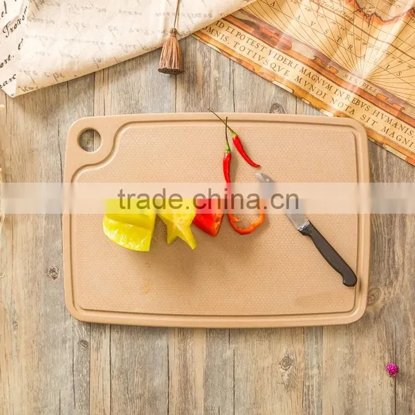 BPA Free Natural Material Shatter Proof Function Wooden Chopping Board photo-2