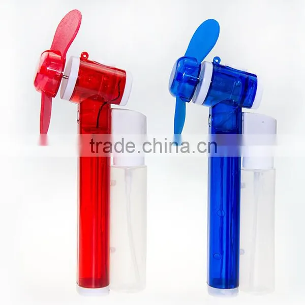 Best Quality Mini Usb Mini Desk Fan With Water Mist Plastic Material Water Mist Spray Bottle Fan photo-3