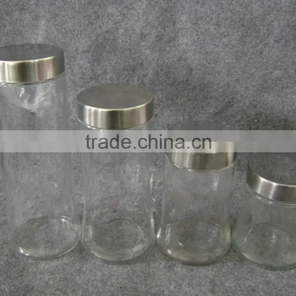 Airtight Glass Jar With Metal Lid photo-2