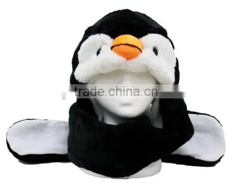 Plush Animal Hat,Winter Hat Penguin Hat,Plush Soft Hat