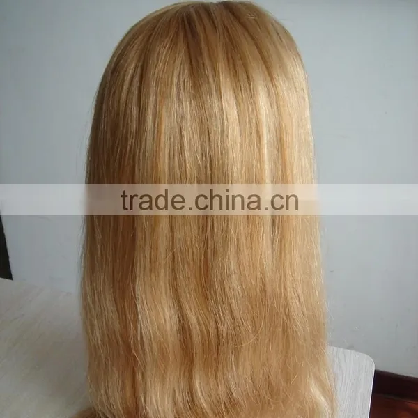 Silk Top Indian Women Hair Wigs,100% Human Hair Full Lace Wig photo-2