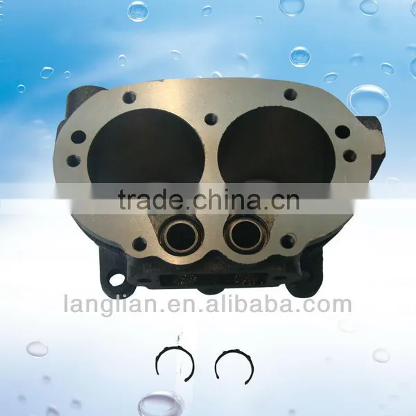Langlian Brand KAMAZ Red Air Pump Compressor Twin Cylinder Body photo-2