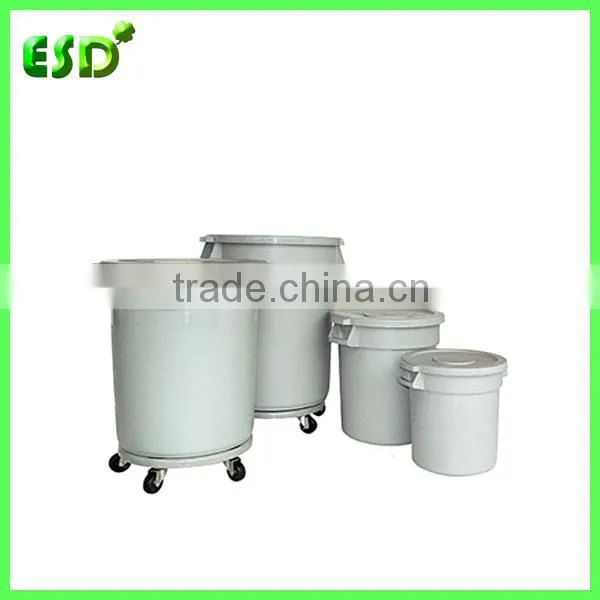 Circular Dustbin With Wheels
