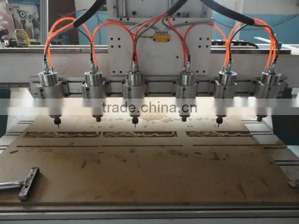 TJ3040 Multi Spindle T Slot Table Wood Carving Engraving Cnc Router photo-4