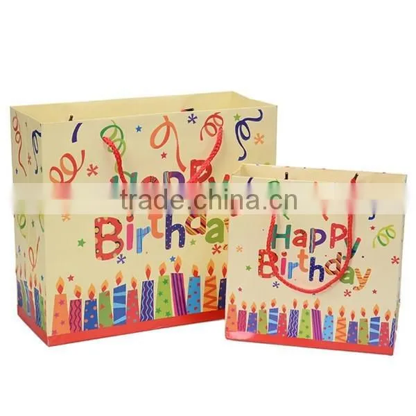 Colorful Birthday Gift Bag Paper Gift Bag photo-3
