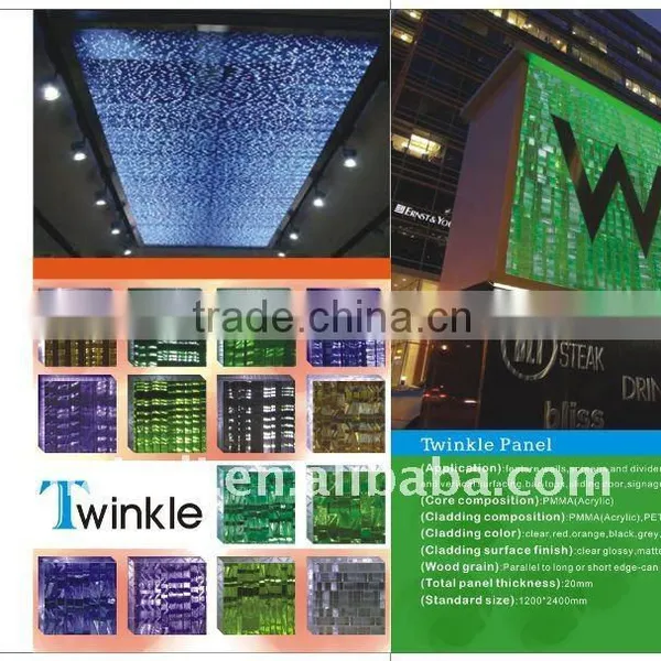 Decorative Solid Surface Laminate Acrylic Transparent Flooring photo-5