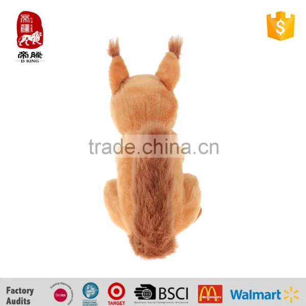 High Quality Forest Widelife Series Plush Stuffed Animal Toy Squirrel photo-3