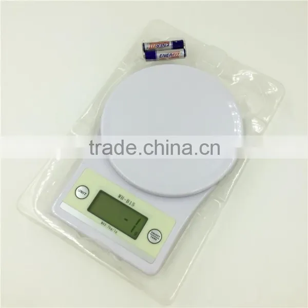 WeiHeng B15L Lightweight ABS Plastic Digital Weighting Bake Kitcen Scale photo-5