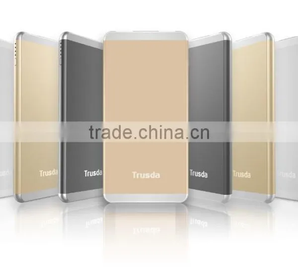 Trusda Custom Li-polymer 5000mAh Power Bank Dual Port Mobile Phone Charger With 4 LED Indicators photo-5