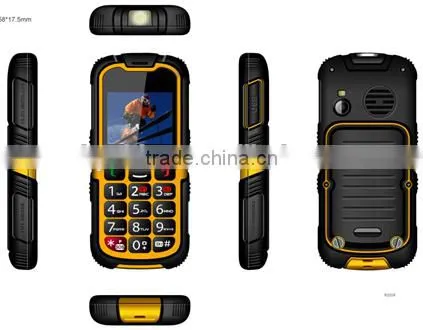 2015 New Senior Phone W28 With Waterproof Rugged Seniors Phone and Dual Sim Senior Phones