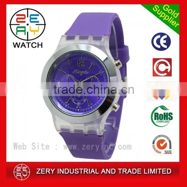 R0663 2016 Top Quality Silicone Rubber Wrist Watch Strap