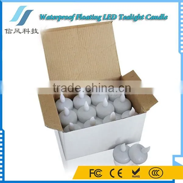 12Pcs Colorful Waterproof Floating LED Tea Light Candle photo-6