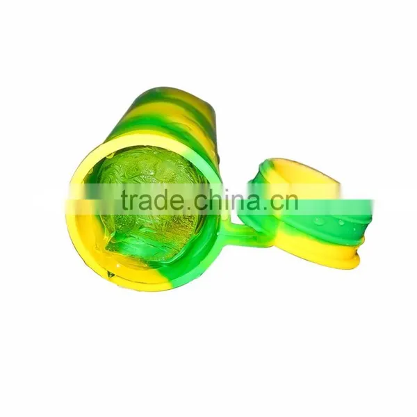 Colorful Rainbow Look Novelty Silicone Ice Pop Mold With Lid photo-5