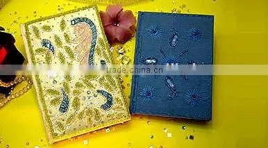 New year Gift Handmade Embroidery Diary and Notebooks Corporate gifts