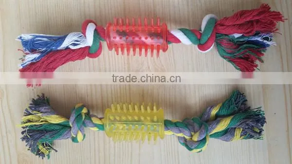 QQ Petoy Factory Hot Products Dog Rope Tug Toy Dog Toy Rope Ball photo-4