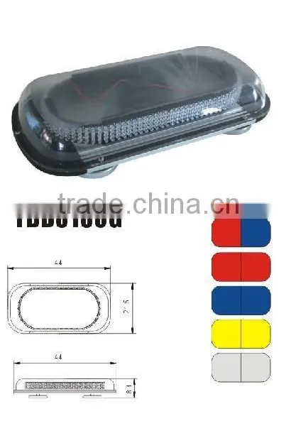 DC12V Amber Led Light Bar/led Warning Light for Police, Emergency/Roof Strobe Led Mini Warning Light Bar TBD8180 photo-2
