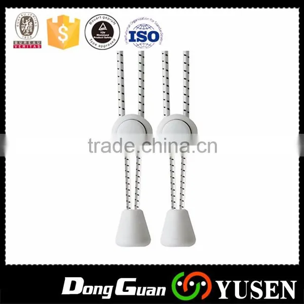 Fashionable Sports Safety Coloured 3mm Elastic Shoelace With Stopper no Tie Shoe Laces photo-2