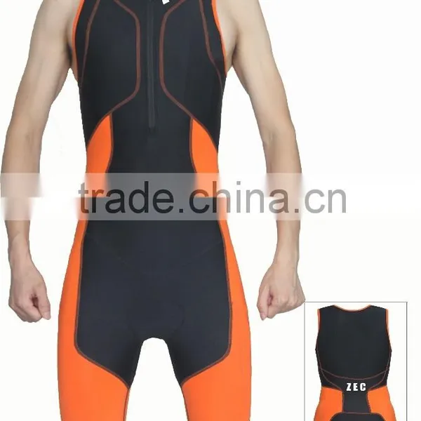 High Quality Zero Chafe 50+ UV Protection Perform Compression Trisuit for Triathlon and Cycling