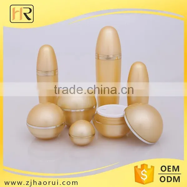 Fashion Makeup Containers Wholesale Spherical Shape Acrylic Bottles And Jars
