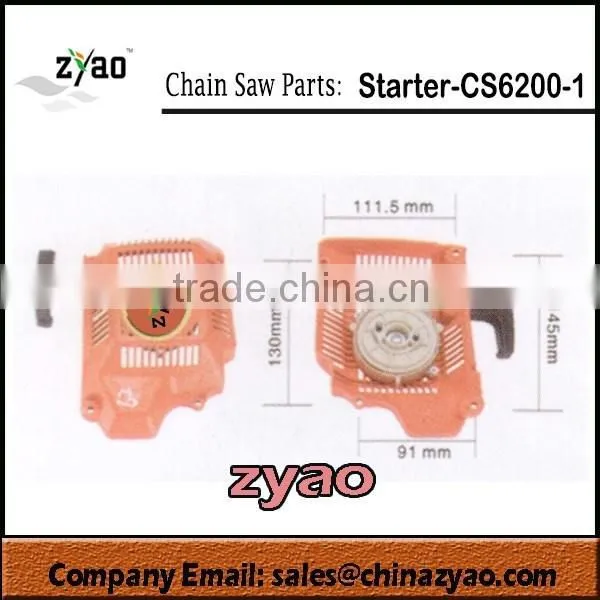 YD62 Gasoline Chainsaws Pull Starter, Starter for Gasoline Chainsaw ,spare Parts for 62cc Saw