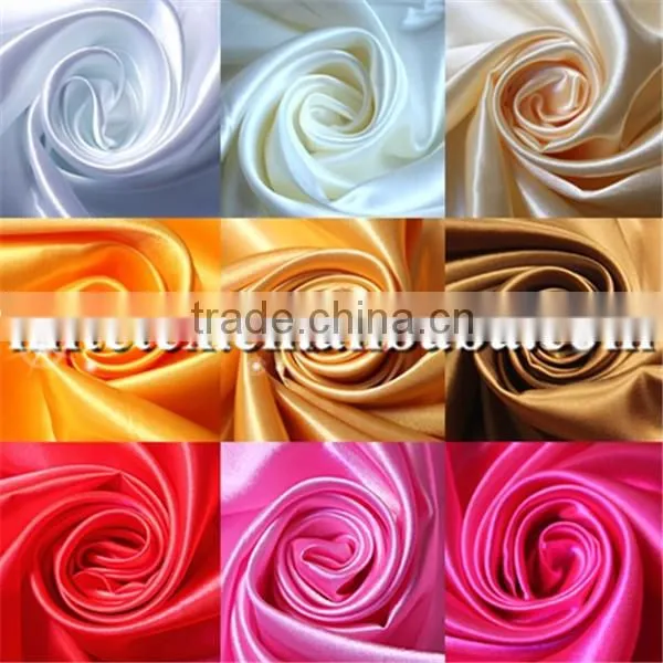 SGS Certified New Design Embroidery Satin Fireproof Fabirc for Curtain
