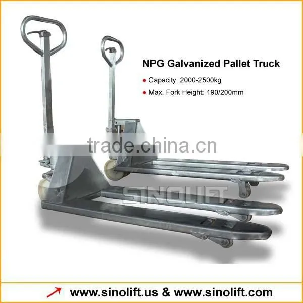 NPG Galvanized Pallet Truck With CE Certificate photo-2