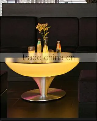 High Top Stainless Steel Base Glowing Led Party Table/household Decorative Table/Led Coffee Table photo-6