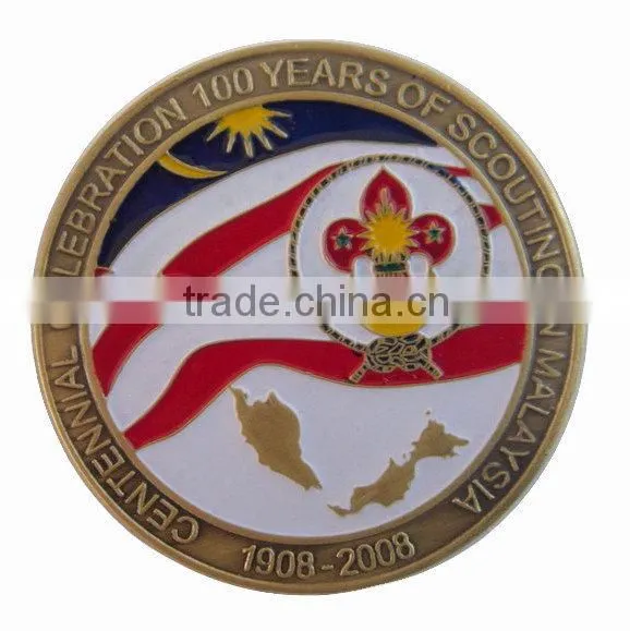 Custom Commemorative Souvenir Coin Medallion,metal Zinc Alloy Coin,memory Silver Medal Coin photo-2