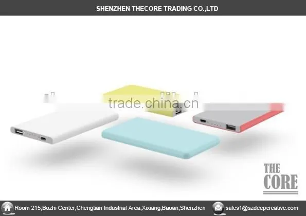 PB-1 4000mah Super Slim Power Bank, Colorful Slim Power Bank, 2016 New Style Slim Power Bank photo-2