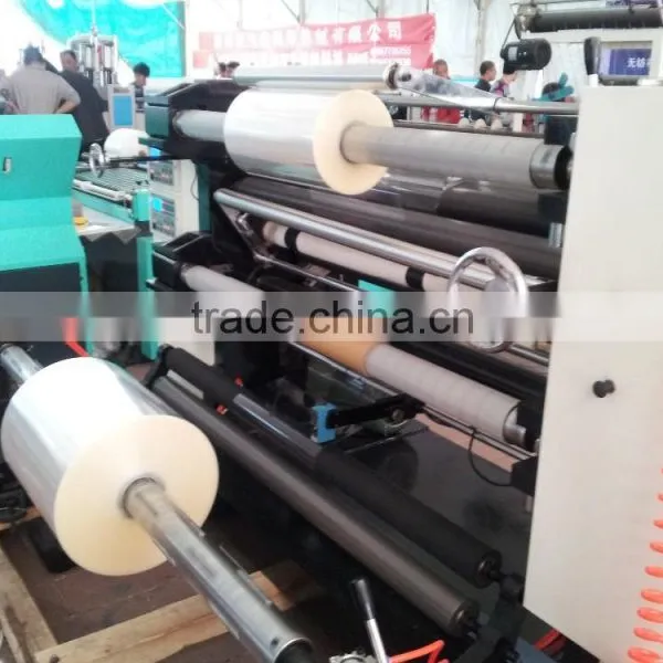 Vertical Type PE PET BOPP PVC FILM ROLL SLITTING MACHINE photo-2