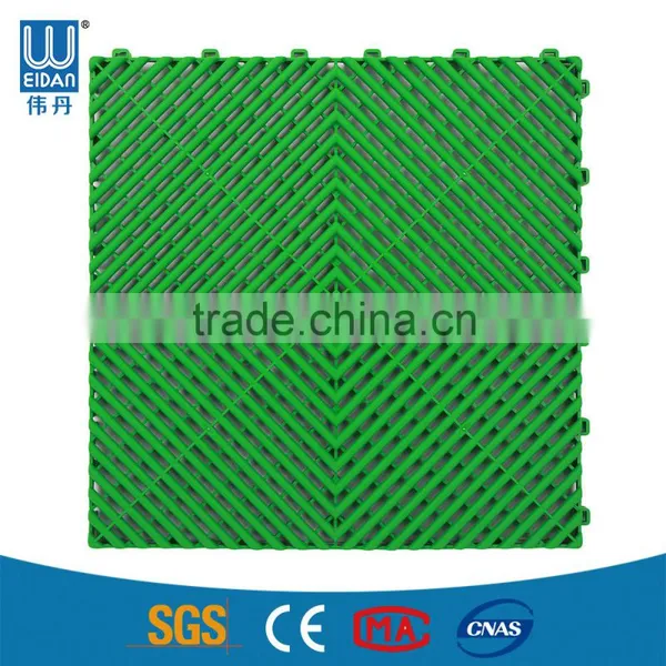PP Interlocking Hydrophobic Carpet Tile