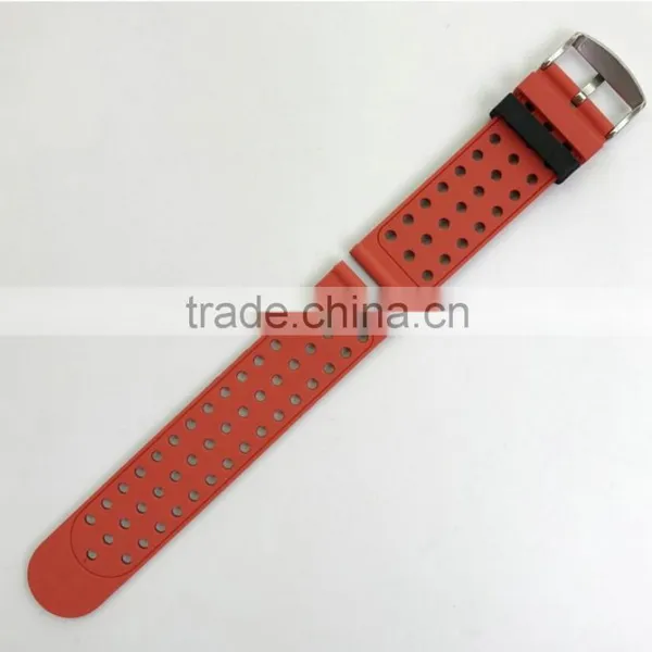 Double Color Men Women Sport Watchband Silicone Rubber Strap Watch Band For Samsung Gear S3 Replacement Watchbands photo-6