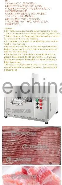 High Precision Desktop Meat Slicing Cutting Machine photo-4