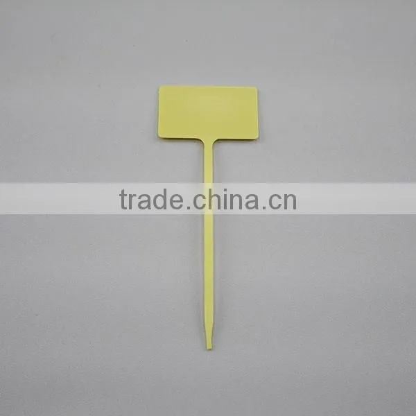 13cm Plastic Yellow Nursery Pot Plant Bed Label Garden Label photo-2