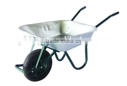 Material Handling Tool Wheelbarrow With Galvanized Tray