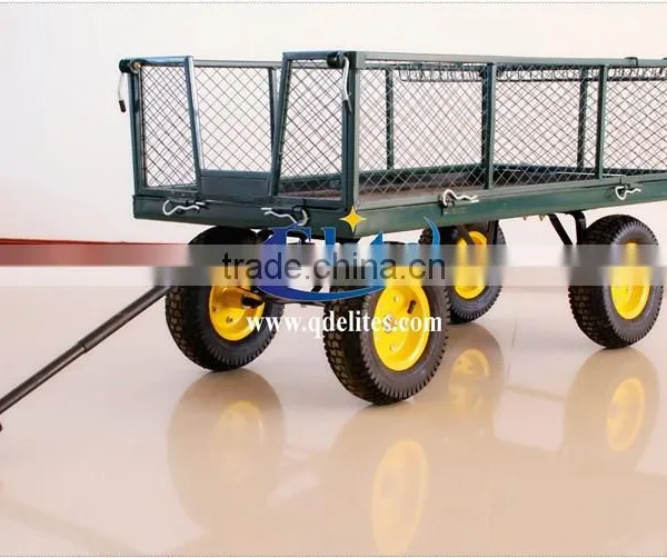 4 Wheels Garden Wagon Cart photo-5
