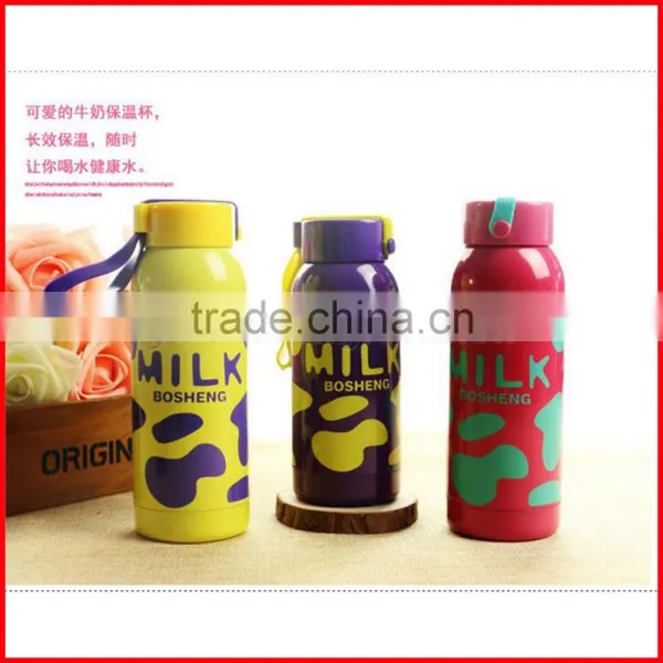 Factory Sale Cute Dairy Cow Stainless Steel Thermos Child Bottle Vacuum Flask For Kids photo-5